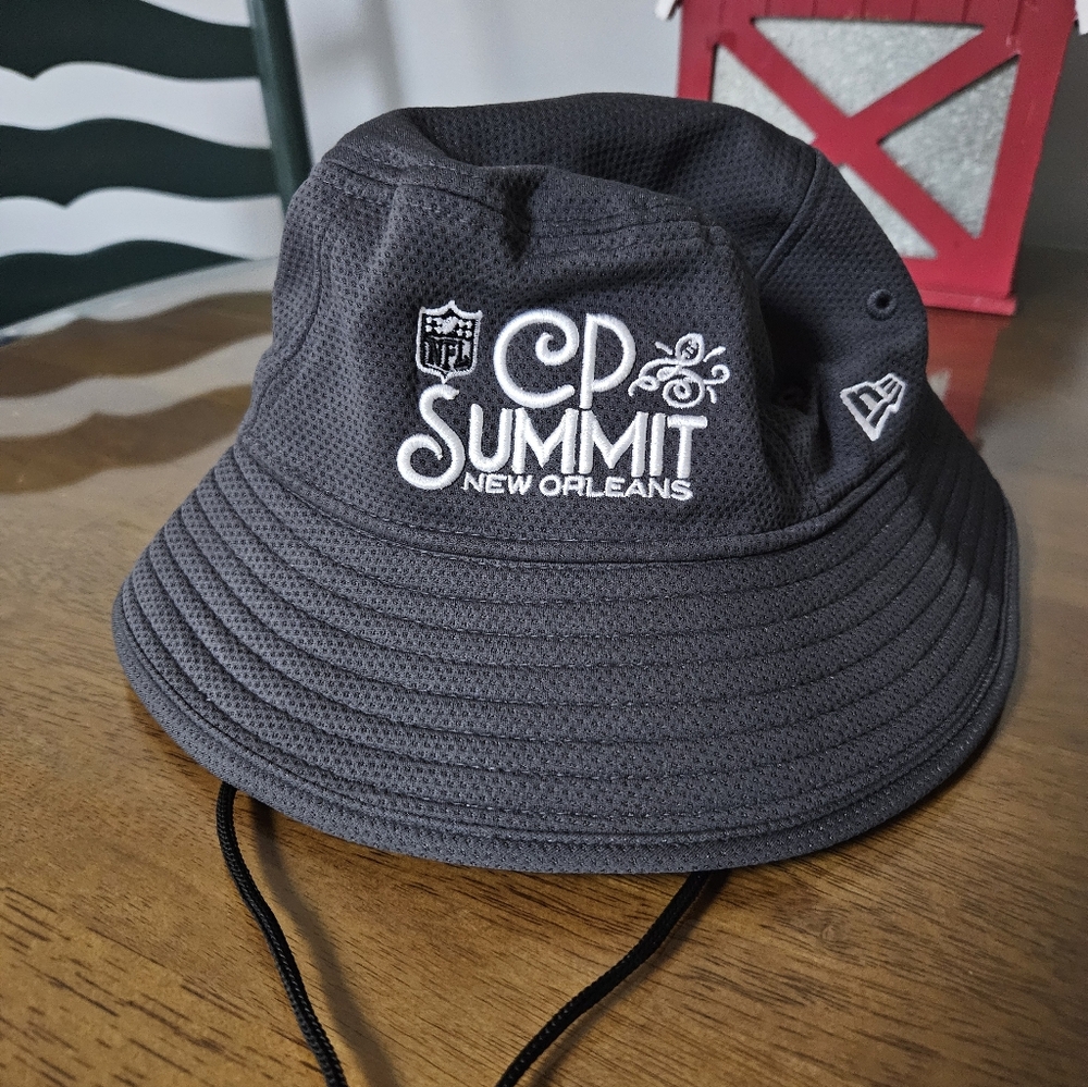 New Era Dark Gray CP Summit Bucket Hat